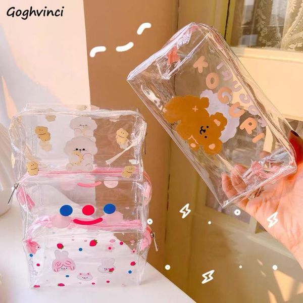 cosmetic bags women waterproof printed kawaii storage korean style ins makeup bag pvc transparent chic portable travel retro & cases
cosmetic bags women waterproof printed kawaii storage korean style ins makeup bag pvc transparent chic portable travel retro & cases