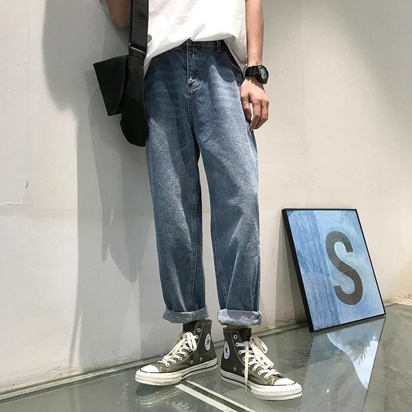 summer men's pattern blue color leisure casual pants baggy homme cargo pocket jeans biker denim trousers size -2xl
summer men's pattern blue color leisure casual pants baggy homme cargo pocket jeans biker denim trousers size -2xl
