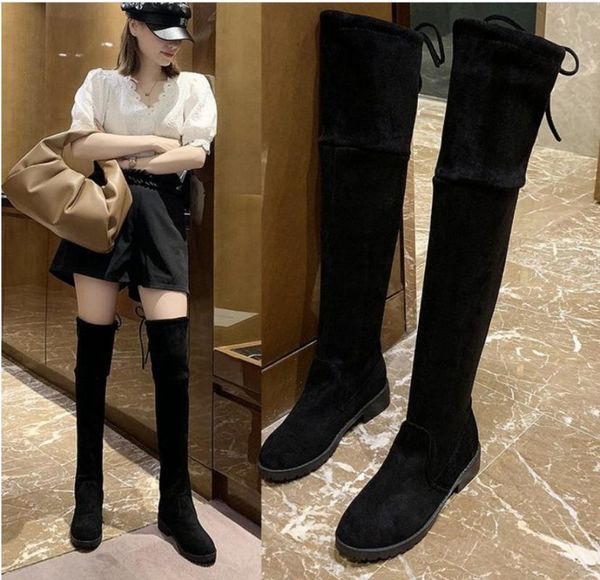 boots fashion women winter over the knee heels quality suede long comfort square botines mujer thigh high, Black
boots fashion women winter over the knee heels quality suede long comfort square botines mujer thigh high, Black