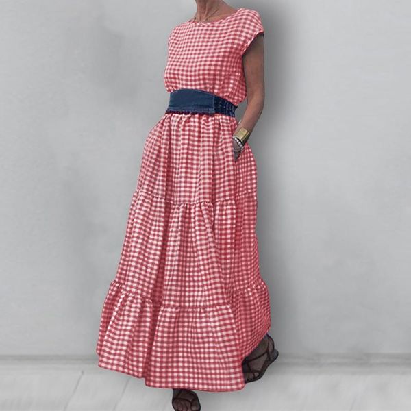 casual dresses zanzea women maxi long dress 2021 ladies retro patchwork vestidos plus size summer sleeveless sundress plaid robe femme, Black;gray
casual dresses zanzea women maxi long dress 2021 ladies retro patchwork vestidos plus size summer sleeveless sundress plaid robe femme, Black;gray