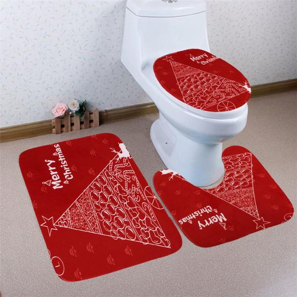 bath mats christmas decor printing bathroom non-slip mat 3pcs pedestal rug+lid toilet cover+bath set
bath mats christmas decor printing bathroom non-slip mat 3pcs pedestal rug+lid toilet cover+bath set