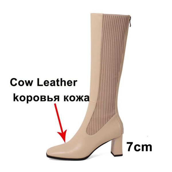 annymoli genuine leather heel knee high women shoes square toe chunky heels fashion boots zip long ladies 40 iykd, Black
annymoli genuine leather heel knee high women shoes square toe chunky heels fashion boots zip long ladies 40 iykd, Black