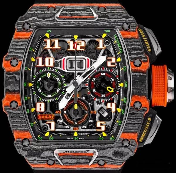 wristwatches 2021 mens automatic mechanical watch carbon fiber blue black rubber richard limited sports orange watches, Slivery;brown
wristwatches 2021 mens automatic mechanical watch carbon fiber blue black rubber richard limited sports orange watches, Slivery;brown