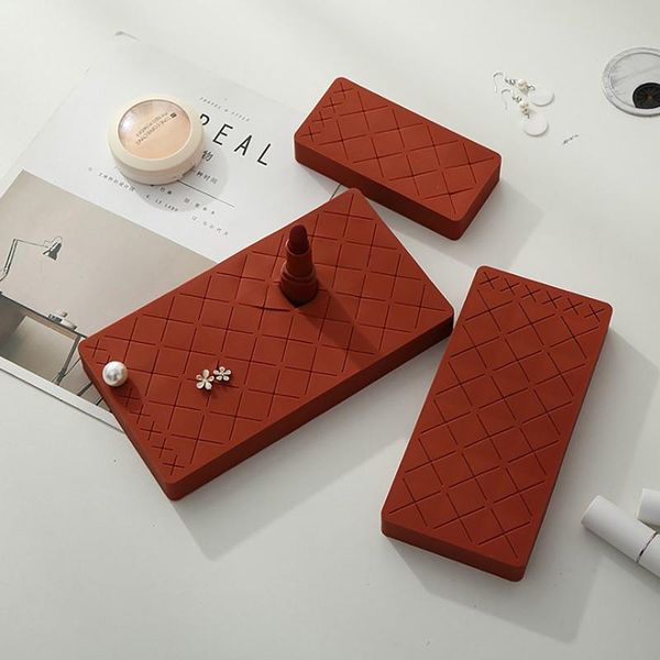storage bags creative grid silicone lipstick rack cosmetic box makeup case organizer brush holder #3
storage bags creative grid silicone lipstick rack cosmetic box makeup case organizer brush holder #3