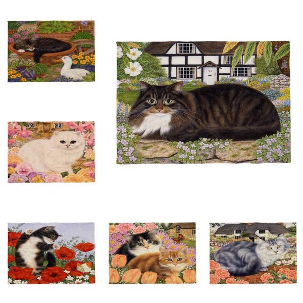 table cloth pastoral cat napkin plant duck warehouse flower butterfly tulip polyester customizable kitchen placemat
table cloth pastoral cat napkin plant duck warehouse flower butterfly tulip polyester customizable kitchen placemat