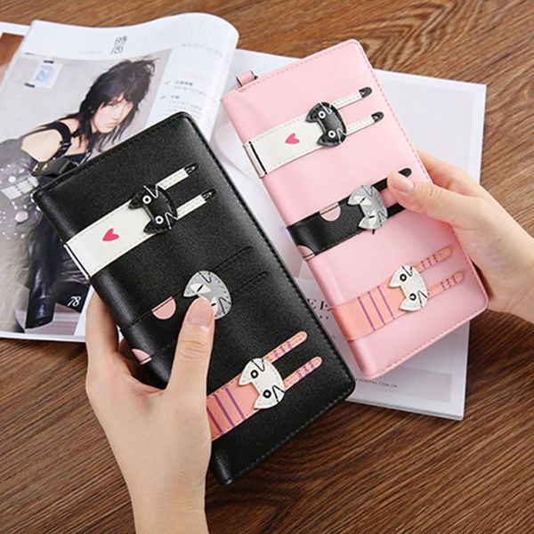 wallets long women clutch purses cute cartoon zipper pu leather holder multi-function coins bag girls evening bags, Red;black
wallets long women clutch purses cute cartoon zipper pu leather holder multi-function coins bag girls evening bags, Red;black