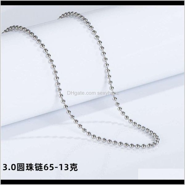 pendant necklaces & jewelry drop delivery 2021 pendants straight s925 sterling sier 1dot5mm2mmm round bead necklace simple mens and womens e, Silver
pendant necklaces & jewelry drop delivery 2021 pendants straight s925 sterling sier 1dot5mm2mmm round bead necklace simple mens and womens e, Silver