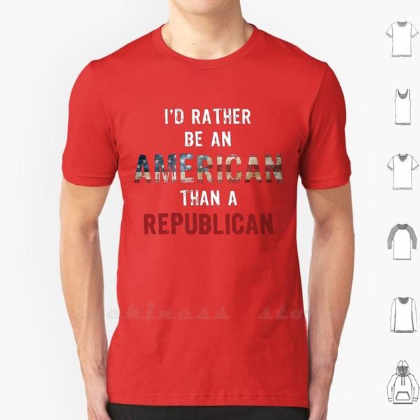 men's t-shirts i'd rather be an american than a republican t shirt big size id republicans president donald, White;black
men's t-shirts i'd rather be an american than a republican t shirt big size id republicans president donald, White;black