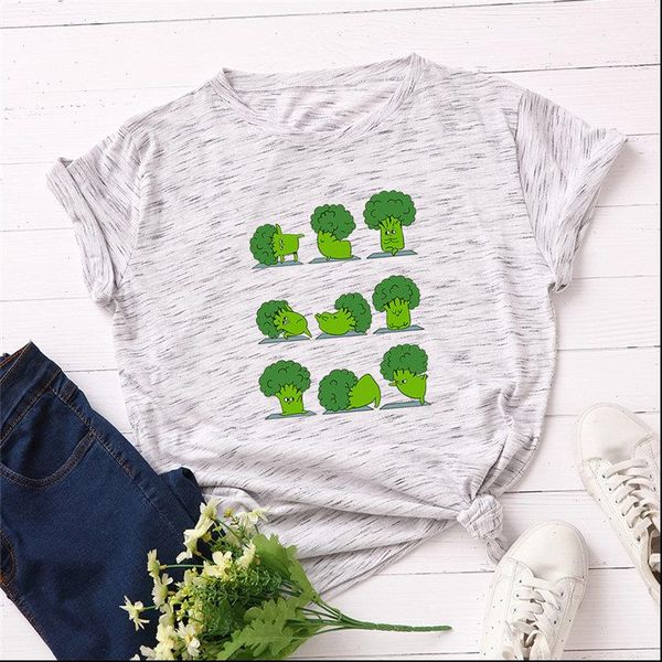 plus size 100% cotton women t shirt o neck dance vegetable printed casual female tees good quality summer s, White
plus size 100% cotton women t shirt o neck dance vegetable printed casual female tees good quality summer s, White