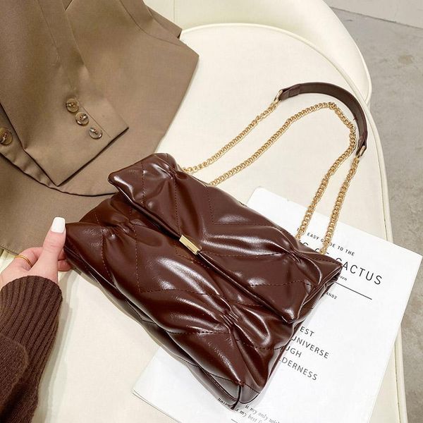 shoulder bags folds design crossbody for women 2021 pu leather elegant solid color casual handbags female travel chain
shoulder bags folds design crossbody for women 2021 pu leather elegant solid color casual handbags female travel chain