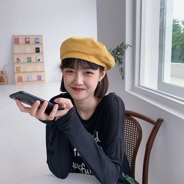 berets beret female spring sunshine pure color simple korean hat all-match japanese painter british retro summer model gift breathable, Blue;gray
berets beret female spring sunshine pure color simple korean hat all-match japanese painter british retro summer model gift breathable, Blue;gray