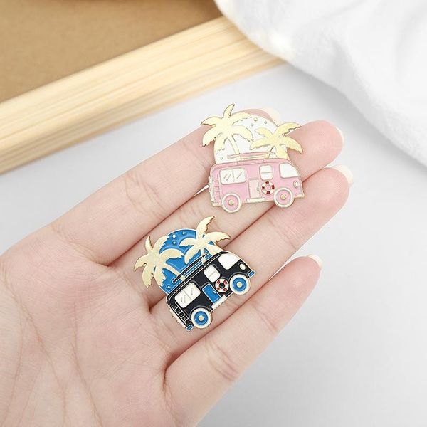 pins, brooches creativity men women metal enamel pin bus with beach tree badge shirt jewelry nature travel lovers lapel pins gift, Gray
pins, brooches creativity men women metal enamel pin bus with beach tree badge shirt jewelry nature travel lovers lapel pins gift, Gray