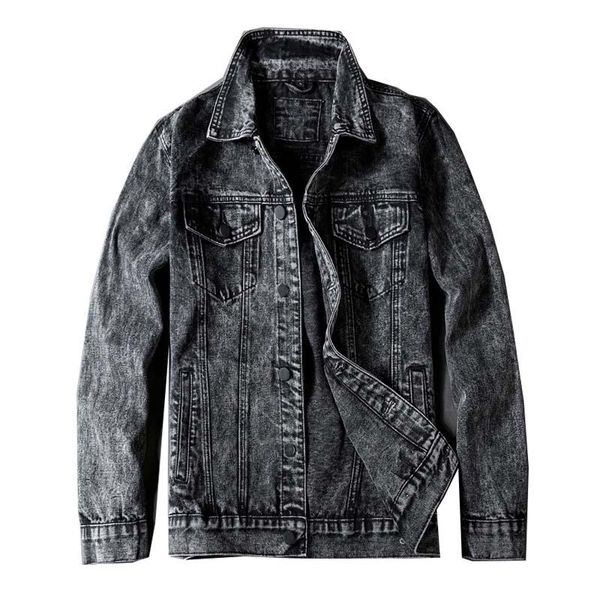 men's jackets mcikkny fashion classic denim simple black cargo outwear for male spring autumn, Black;brown
men's jackets mcikkny fashion classic denim simple black cargo outwear for male spring autumn, Black;brown