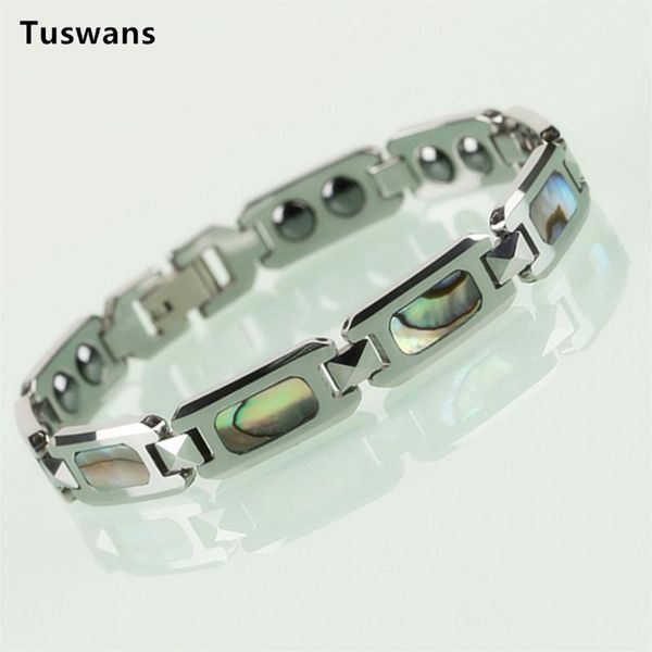 charm bracelets gentility rectangle inlay sea shell men tungsten & bangles with magnetic magnet male health jewelry bracelet, Golden;silver
charm bracelets gentility rectangle inlay sea shell men tungsten & bangles with magnetic magnet male health jewelry bracelet, Golden;silver