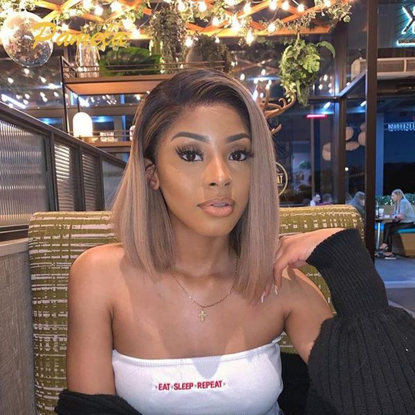 lace wigs grey bob 4x4 closure transparent front human hair wig wavy short ombre ash blonde for black women brazilian remy, Black;brown
lace wigs grey bob 4x4 closure transparent front human hair wig wavy short ombre ash blonde for black women brazilian remy, Black;brown