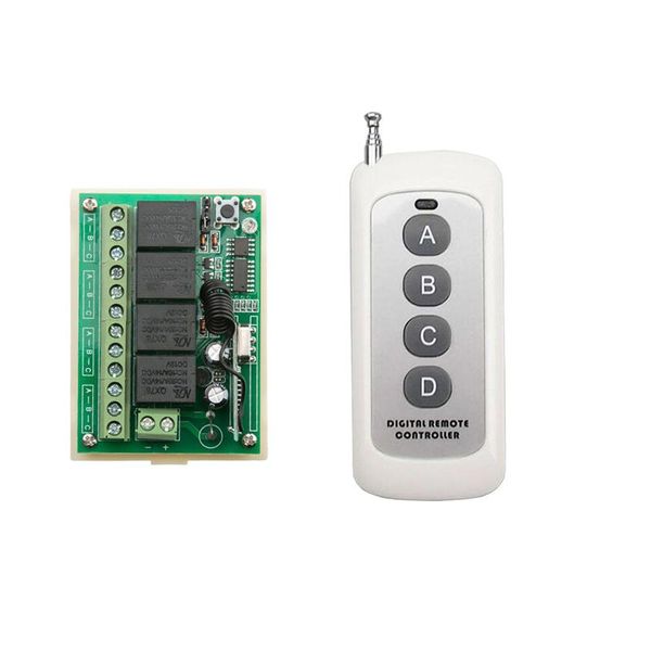 4ch relay receiver transmitter rf remote control switch wireless controller 315/433 long range 50-1000m controlers
4ch relay receiver transmitter rf remote control switch wireless controller 315/433 long range 50-1000m controlers