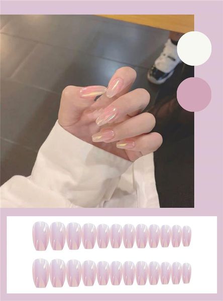 false nails 24pcs/set mirror symphony glitter artificial acrylic wear fashion manicure patch decoration beauty tools, Red;gold
false nails 24pcs/set mirror symphony glitter artificial acrylic wear fashion manicure patch decoration beauty tools, Red;gold