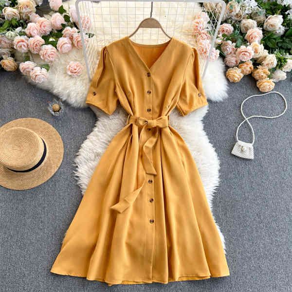 two piece dress summer retro dress v-neck short-sleeved lace-up waist was thin lady fashion solid color midi elegant casual vestid, White
two piece dress summer retro dress v-neck short-sleeved lace-up waist was thin lady fashion solid color midi elegant casual vestid, White