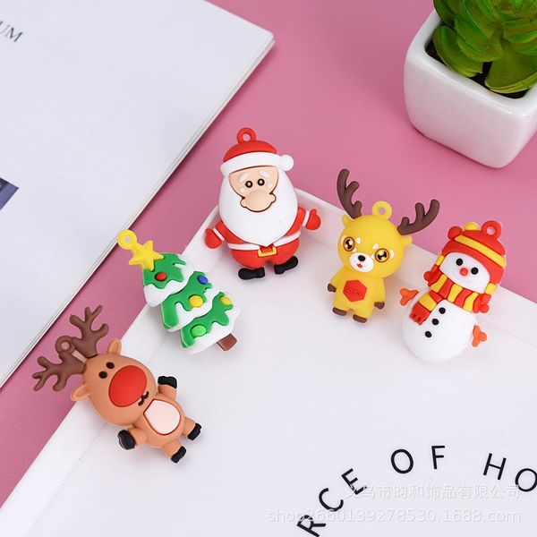 keychains pvc soft silicone key chain christmas tree pendant creative santa claus snowman elk doll, Silver
keychains pvc soft silicone key chain christmas tree pendant creative santa claus snowman elk doll, Silver