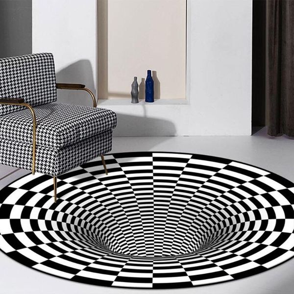three-dimensional black&white stereo vision mat living room doormat tea table sofa illusion carpet carpets
three-dimensional black&white stereo vision mat living room doormat tea table sofa illusion carpet carpets