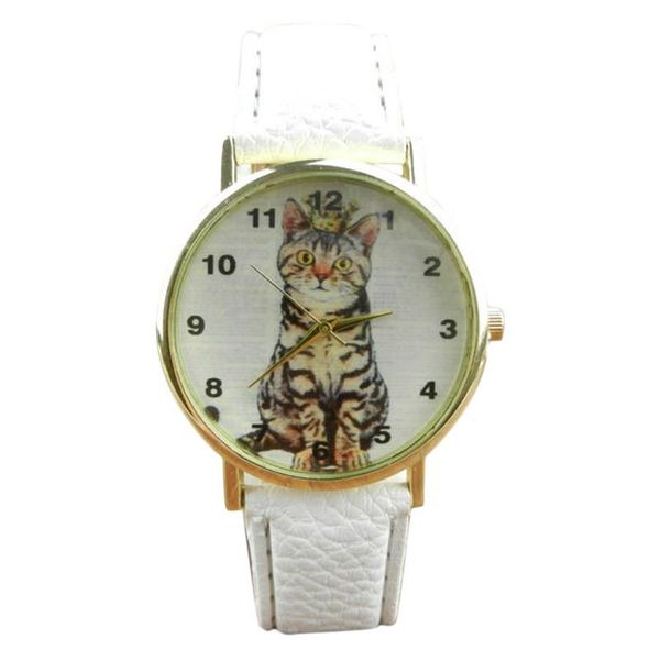 wristwatches fashion women watches cute cat pattern leather analog quartz wrist watch dress ladies clock gift relogio feminino montre femme, Slivery;brown
wristwatches fashion women watches cute cat pattern leather analog quartz wrist watch dress ladies clock gift relogio feminino montre femme, Slivery;brown