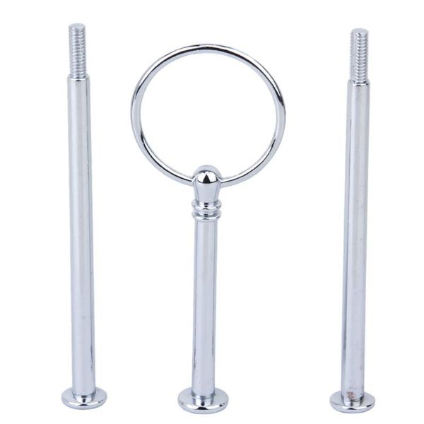 3-tier round ring cake cupcake plate stand display holder handle fittings (silver) baking & pastry tools
3-tier round ring cake cupcake plate stand display holder handle fittings (silver) baking & pastry tools