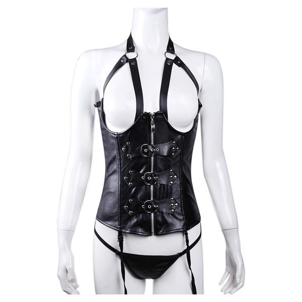 bras sets ladies leather with underwear fancy adults game costume lady outfit women cosplay body costumes, Red;black
bras sets ladies leather with underwear fancy adults game costume lady outfit women cosplay body costumes, Red;black