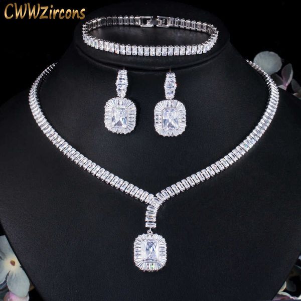 cwwzircons noble exquisite dubai cubic zirconia ladies evening party wedding jewelry sets for brides costume accessories t508 h1022, Silver
cwwzircons noble exquisite dubai cubic zirconia ladies evening party wedding jewelry sets for brides costume accessories t508 h1022, Silver