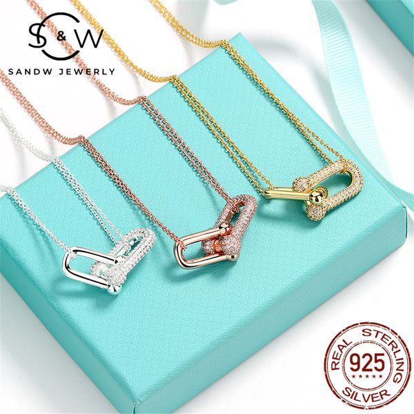 sandw women's s925 sterling silver necklace pendant, light luxury, fashionable, classic, holiday gift for girlfriend, clavicle chain
sandw women's s925 sterling silver necklace pendant, light luxury, fashionable, classic, holiday gift for girlfriend, clavicle chain