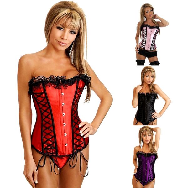 Woman Bustiers Adjustable Straps Women Corset and Bustiers Sexy Overbust Corset Underbust Plus Size Lace Up Waist Trainer Corset Black Red P, Black;white
Woman Bustiers Adjustable Straps Women Corset and Bustiers Sexy Overbust Corset Underbust Plus Size Lace Up Waist Trainer Corset Black Red P, Black;white