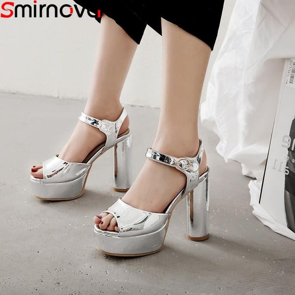 smirnova big size 34-42 summer shoes peep toe buckle ladies prom wedding thick high heels women sandals 2021, Black
smirnova big size 34-42 summer shoes peep toe buckle ladies prom wedding thick high heels women sandals 2021, Black