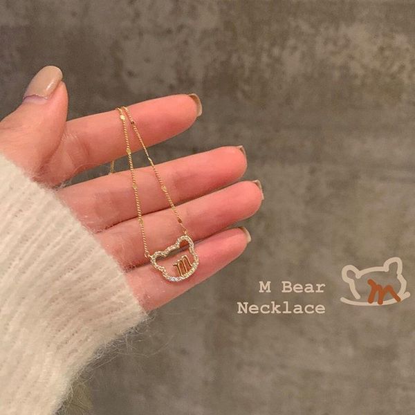 cute anime pendant necklaces for women letter m bear sweater chain 2021 crystals mouse jewelry charm clavicle accessories, Silver
cute anime pendant necklaces for women letter m bear sweater chain 2021 crystals mouse jewelry charm clavicle accessories, Silver