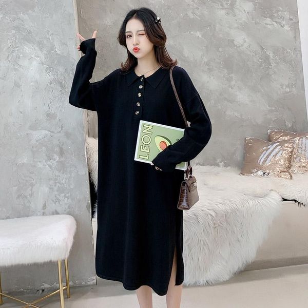 casual dresses simple long-sleeved knit plus size sweater dress 2021 autumn winter fashion straight slit women, Black;gray
casual dresses simple long-sleeved knit plus size sweater dress 2021 autumn winter fashion straight slit women, Black;gray