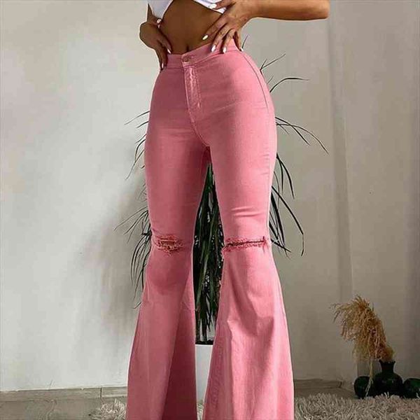 denim flared trousers high waist women jeans version of hollow decoration solid color tight-fitting autumn street casual, Blue
denim flared trousers high waist women jeans version of hollow decoration solid color tight-fitting autumn street casual, Blue