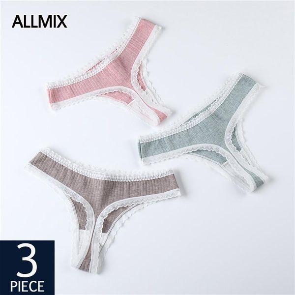 women's panties allmix 3pcs/lot women cotton set underwear seamless thongs with bow low rise female g-string solid comofrt lady lingeri, Black;pink
women's panties allmix 3pcs/lot women cotton set underwear seamless thongs with bow low rise female g-string solid comofrt lady lingeri, Black;pink