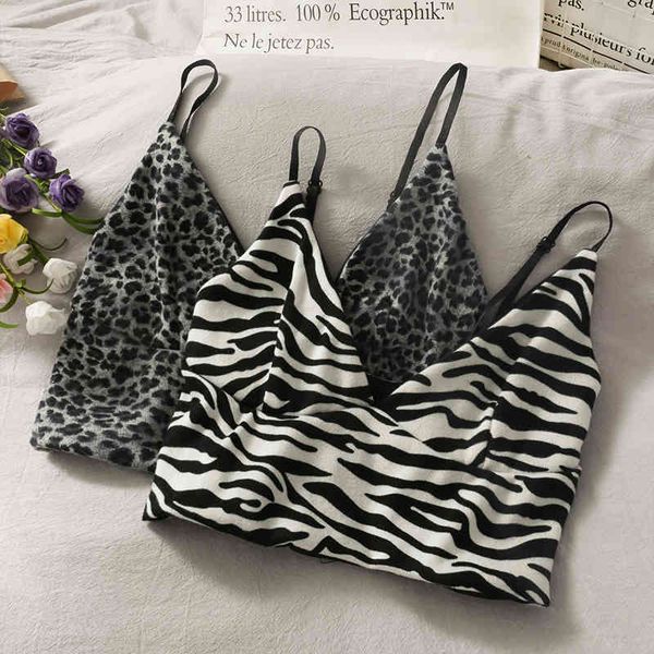 women leopard crop knitted zebra sports underwear v-neck camisolessoft straps 210518, White
women leopard crop knitted zebra sports underwear v-neck camisolessoft straps 210518, White