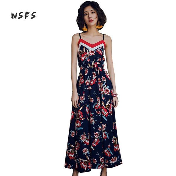 casual dresses wsfs summer print beach vneck sleeveless spaghetti strap off shoulder women dress boho loose maxi long, Black;gray
casual dresses wsfs summer print beach vneck sleeveless spaghetti strap off shoulder women dress boho loose maxi long, Black;gray