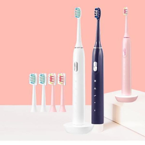 smart electric toothbrush sonic timer brush 5 mode automatic tooth usb wireless charge base fast waterproof 
smart electric toothbrush sonic timer brush 5 mode automatic tooth usb wireless charge base fast waterproof