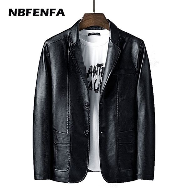 men pu leather jacket solid male coats windbreaker outwears spring autumn casual jackets bussiness fashion men clothing lx133 211110, Black
men pu leather jacket solid male coats windbreaker outwears spring autumn casual jackets bussiness fashion men clothing lx133 211110, Black