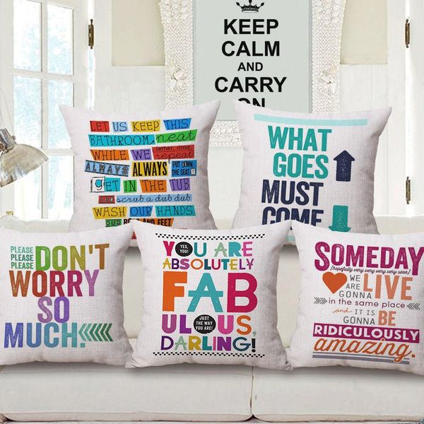 throw pillow cover decorative colorful letter printed cushion covers 45*45 pillowcase for home bed sofa waist cushion/decorative
throw pillow cover decorative colorful letter printed cushion covers 45*45 pillowcase for home bed sofa waist cushion/decorative