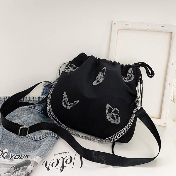 evening bags fashion luminous butterfly messenger women drawstring chain shoulder handbag nylon casual for travel street ladies
evening bags fashion luminous butterfly messenger women drawstring chain shoulder handbag nylon casual for travel street ladies