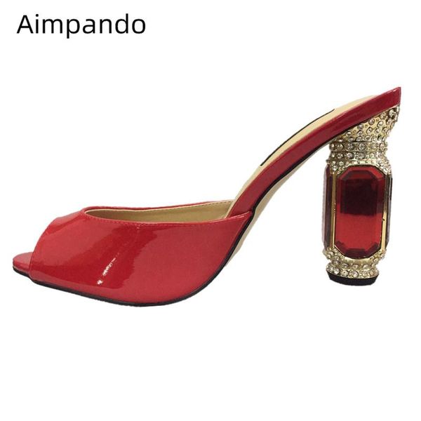 slippers luxury jeweled ruby heel women peep toe diamond runway mules rhinestone stage high heels catwalk shoes woman, Black
slippers luxury jeweled ruby heel women peep toe diamond runway mules rhinestone stage high heels catwalk shoes woman, Black