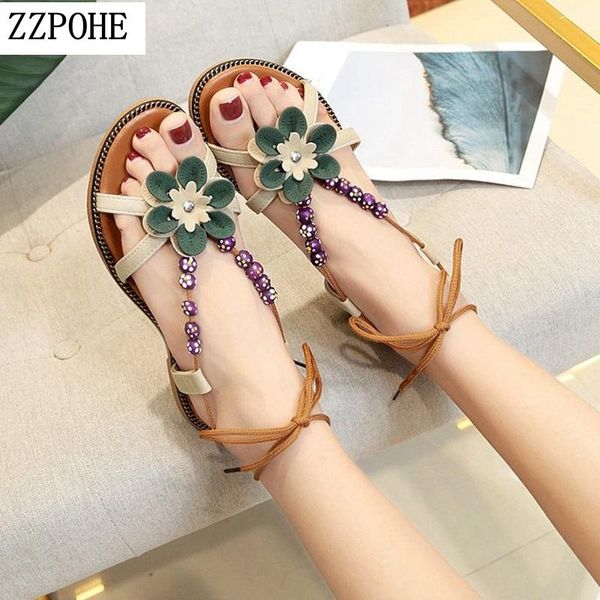 women sandals women's summer footwear flip-flop casual female flat heel comfort beach shoes, Black