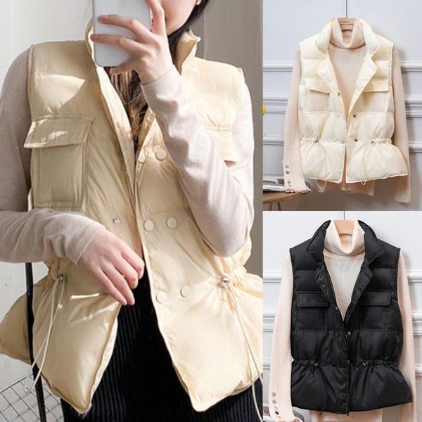 women's vests winter vest women short sleeveless jacket lightweight bodywarmer waistcoat female white gilets windbreaker slim parkas co, Black;white
women's vests winter vest women short sleeveless jacket lightweight bodywarmer waistcoat female white gilets windbreaker slim parkas co, Black;white