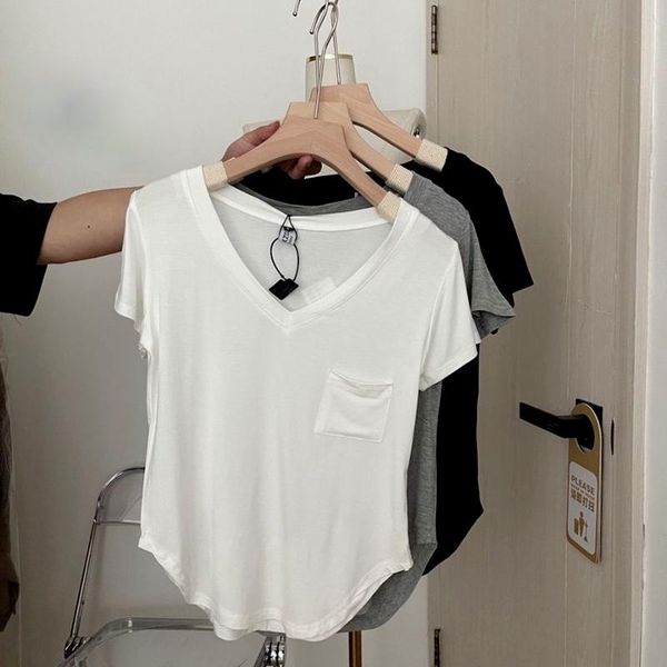 women's t-shirt solid all match women white t-shirts summer 201 v-neck short-sleeved slim casual female pulls tees
women's t-shirt solid all match women white t-shirts summer 201 v-neck short-sleeved slim casual female pulls tees