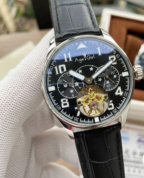 wristwatches luxury men stainless steel automatic mechanical black brown leather tourbillon daydate moonphase blue sapphire watch, Slivery;brown
wristwatches luxury men stainless steel automatic mechanical black brown leather tourbillon daydate moonphase blue sapphire watch, Slivery;brown