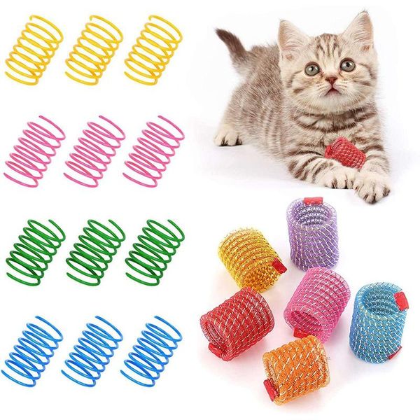 cat toys nhbr 18pcs spring kitten teething colorful and interactive funny jumping toy coil springs
cat toys nhbr 18pcs spring kitten teething colorful and interactive funny jumping toy coil springs