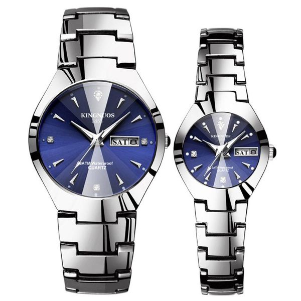 wristwatches 1 pair couple watches for lovers brand quality quartz wrist watch men and women date week luminous display hours, Slivery;brown
wristwatches 1 pair couple watches for lovers brand quality quartz wrist watch men and women date week luminous display hours, Slivery;brown