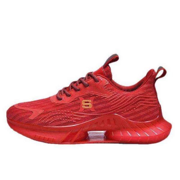 2021 release cage co branded xinwan men's sho summer breathable mh big red sneakers