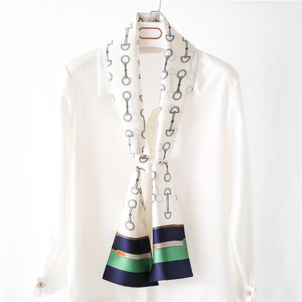 scarves women korea neckerchief silk chiffon scarf fashion chain print hair tie band t shirt pin, Blue;gray
scarves women korea neckerchief silk chiffon scarf fashion chain print hair tie band t shirt pin, Blue;gray